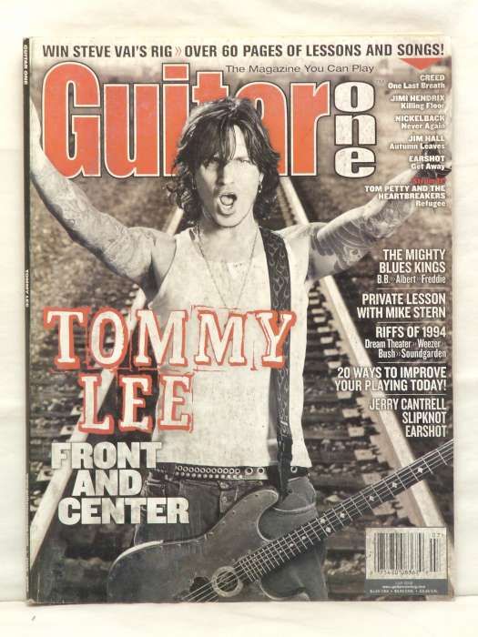 GUITAR ONE MAGAZINE TOMMY LEE JERRY CANTRELL SLIPKNOT  