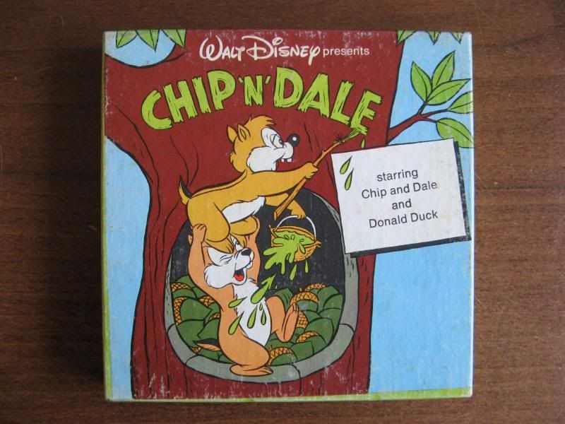 Vintage 8mm film Walt Disney Chip N Dale Old Movie Fun  
