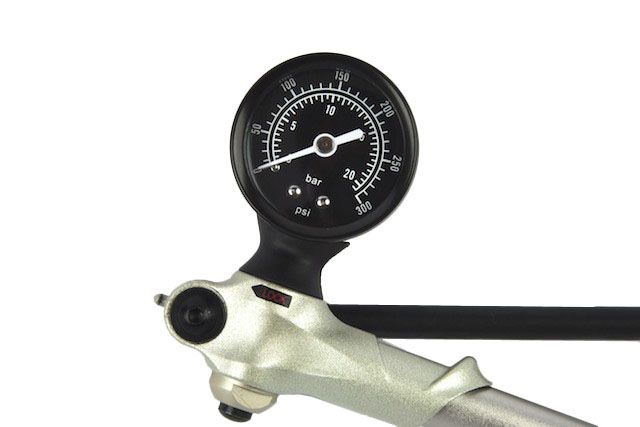 Air Shock Pump with Gauge for Harley Models and Custom Applications