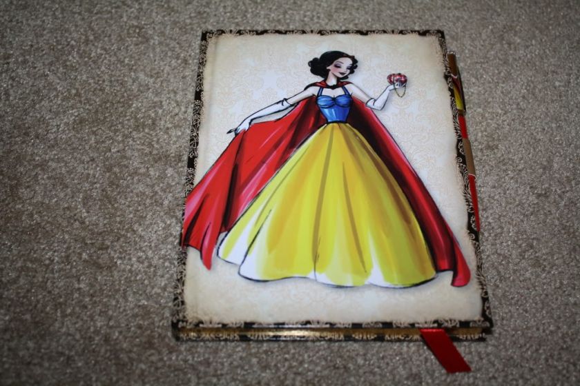 SNOW WHITE JOURNAL DISNEY DESIGNER DOLL NOTEBOOK NOTEPAD LIMITED SOLD 