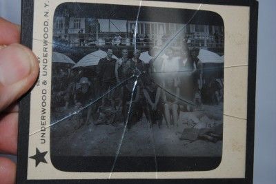 Vintage UNDERWOOD Glass Slides  