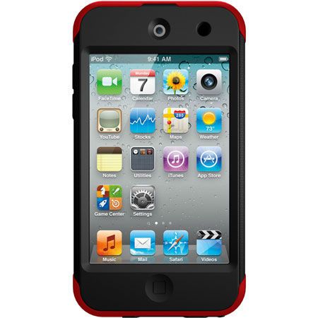 OtterBox Commuter Case for Apple iPod Touch 4 4th Gen Red/Black 