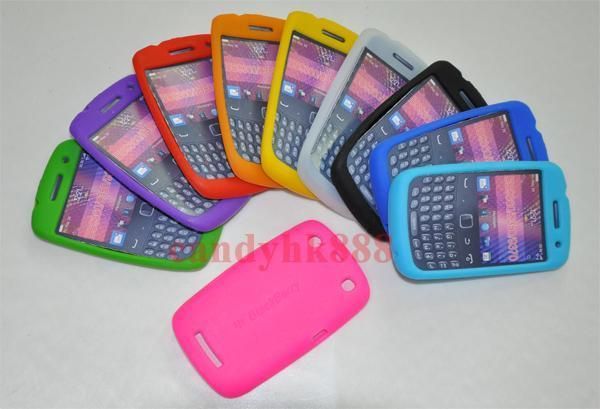 2Pcs Silicone Case Cover For Blackberry Curve 9350 9360 9370  