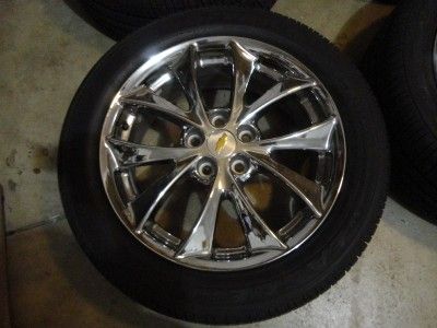 EQUINOX TORRENT GM FACTORY OEM 18CHROME WHEELS & TIRES new take off 
