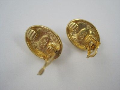 Joan Rivers Goldtone & Faux Pearl Oval Clip Earrings 1  
