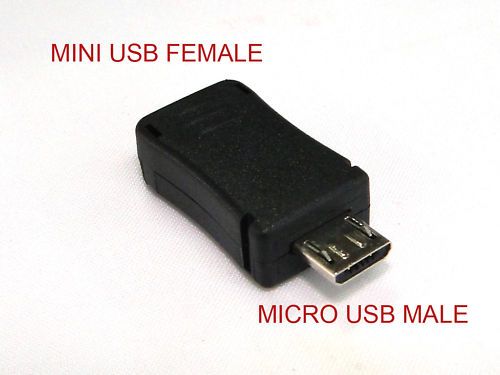 NEW MINI Female to MICRO USB Male Data CHARGER ADAPTER  