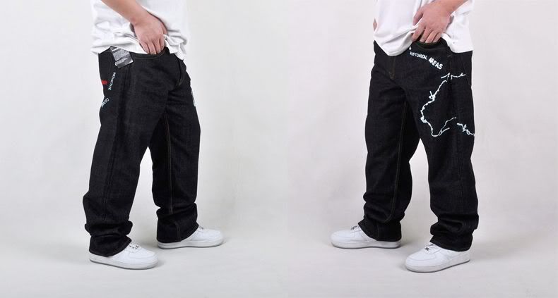 Rocawear Men #R5 Washed Denim Jeans size 34 36 roca wear  