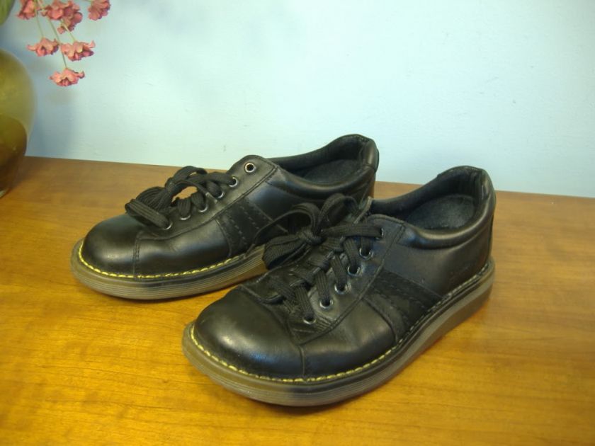 CAPTIVATING DR MARTENS DMS Black Leather Oxford Shoes 5  