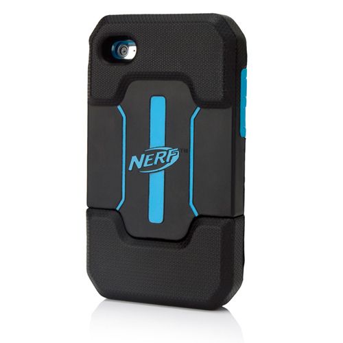 iPod Touch 4G Nerf Armor Case (PDP) IP 1337 BLACK/BLUE (708056513375 